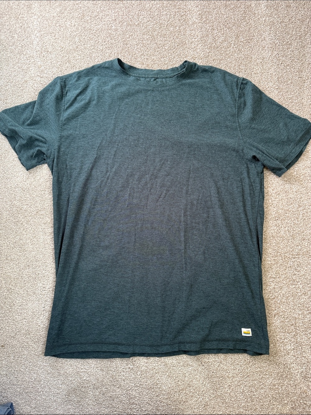 Men's Dark Green Crew Neck T-Shirt